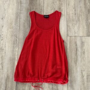Emporio Armani Red Tank Top